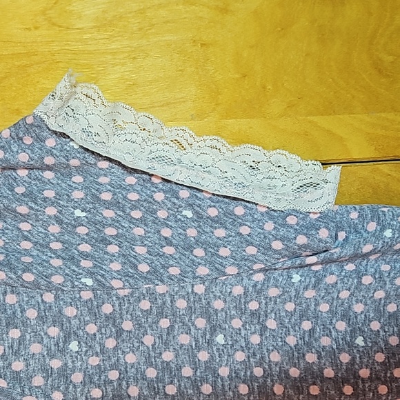 Betsey Johnson Soft Nighty Nightgown Short Sleeve Size M - Picture 3 of 6